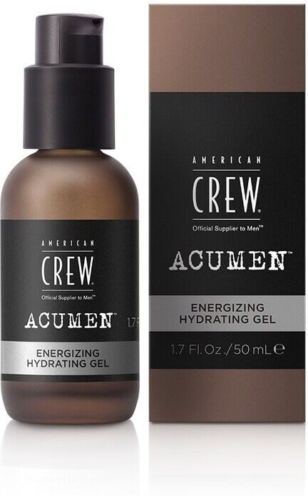 american crew - energizing hydrating gel cura del viso 50 ml male