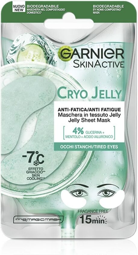 garnier - skinactive hyaluronic cryojelly maschera occhi anti-fatica maschere occhi & labbra 6 g female