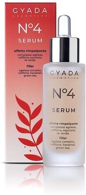 gyada cosmetics - siero viso n. 4 - effetto rimpolpante crema antirughe 30 ml unisex