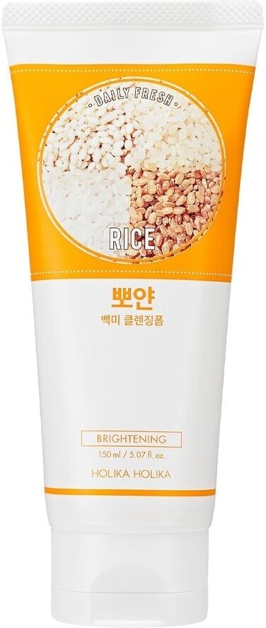 holika holika - daily fresh rice cleansing foam mousse detergente 150 ml unisex