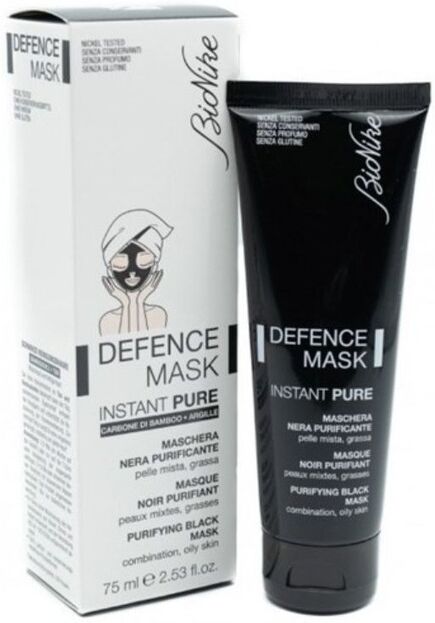 BioNike - Defence Mask Instant Pure Nera Maschere carbone attivo 75 ml unisex