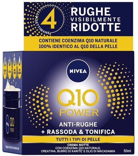 NIVEA - Q10 POWER ANTI-RUGHE CREMA NOTTE Crema notte 50 ml female