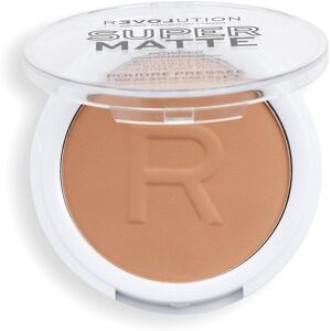 Revolution - Super Matte Pressed Powder Cipria 7.5 g Marrone chiaro unisex