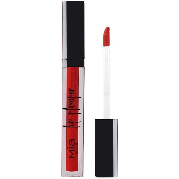 mia make up - lip plumper volume gloss lucidalabbra 4 ml rosso scuro female