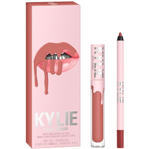 kylie cosmetics - matte lip kit rossetti 4.25 g oro rosa unisex