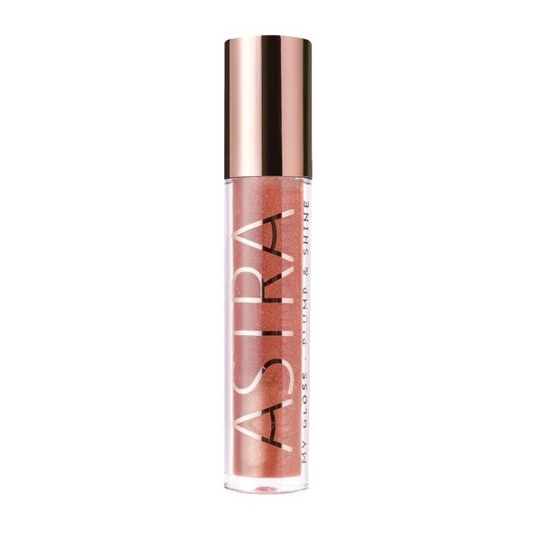 astra make up - my gloss plump & shine lucidalabbra 4 ml oro rosa female