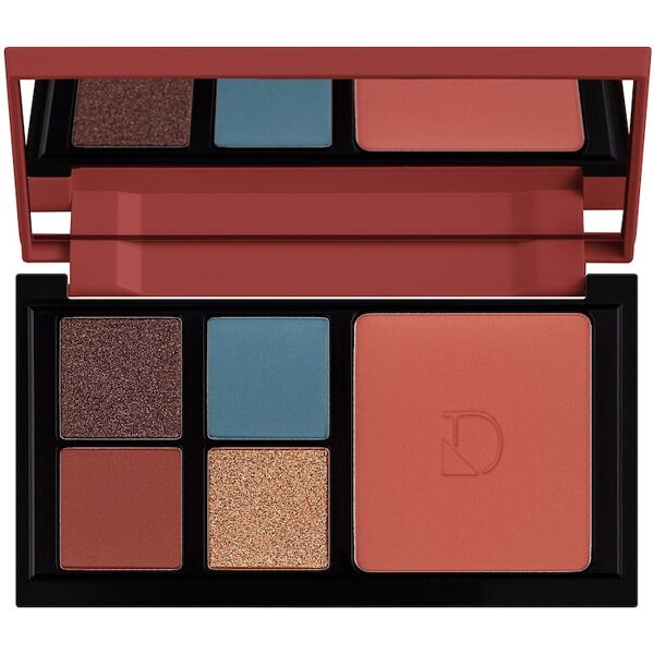 diego dalla palma - collezione autunno/inverno 2023 warmy red jingle - palette viso&occhi palette ombretti 12 g bianco unisex