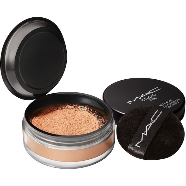 mac - studio fix pro set + blur weightless loose powder cipria 6.5 g marrone chiaro unisex