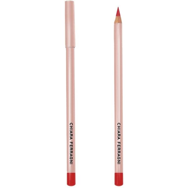 chiara ferragni - novità - drop 5 lip liner - kiss marker 01 matite labbra 1.45 g rosso scuro unisex