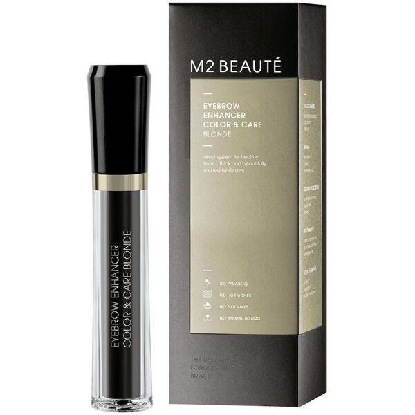 m2 beauté -  eyebrow enhancer color & care blonde gel sopracciglia 6 ml marrone chiaro unisex