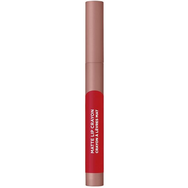 l'oréal paris - very matte crayon infaillible rossetti 2.5 g rosso scuro unisex