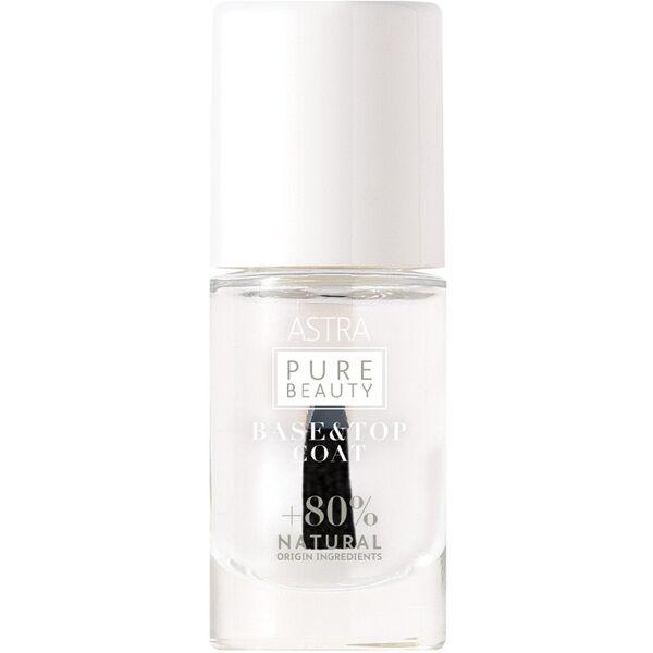 astra make up - pure beauty natural base & top coat crema viso 8 ml unisex