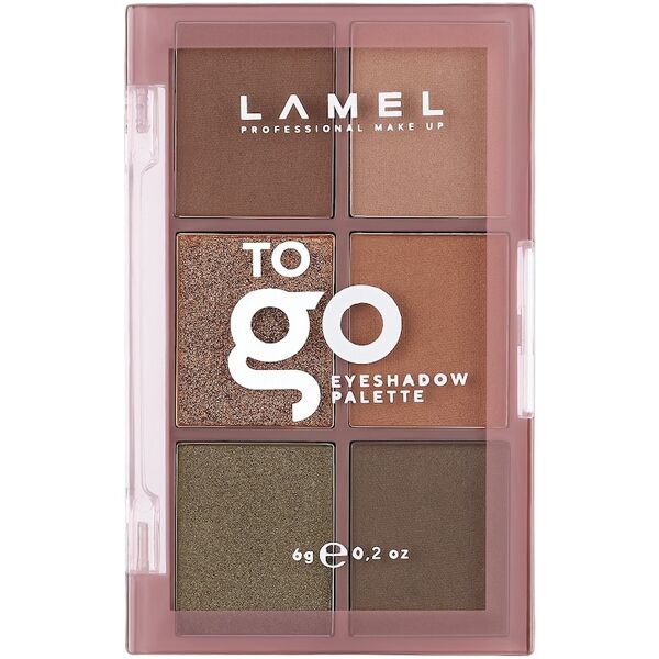 lamel - oh my to go eyeshadow palette palette ombretti 6 g bianco female