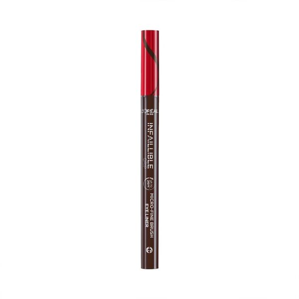 l'oréal paris - infaillible 36h grip micro-fine liner eyeliner 3 g marrone unisex