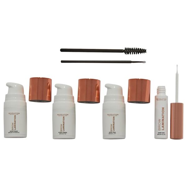 revolution - brow lamination kit palette ombretti 9 ml unisex
