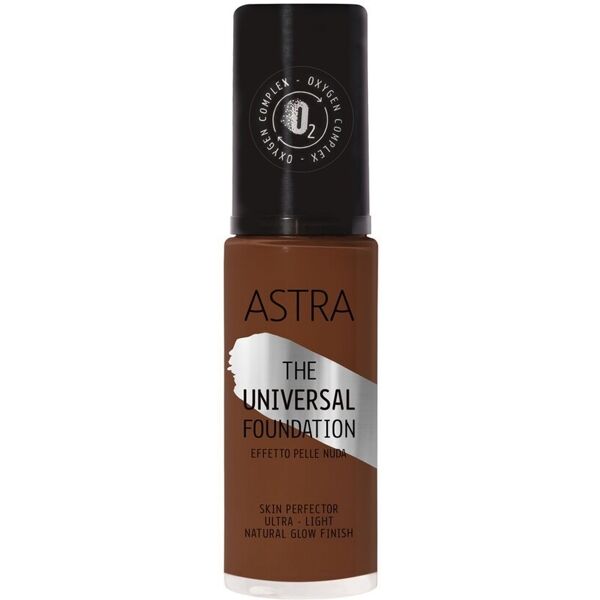 astra make up - the universal foundation fondotinta 35 ml marrone female