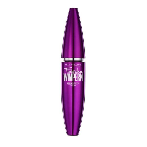 maybelline - the falsies, volumizzante effetto ciglia finte, volume senza grumi, pigmenti neri per volume extra, impugnatura flessibile per un effetto allungante, nero mascara 9 ml nero unisex