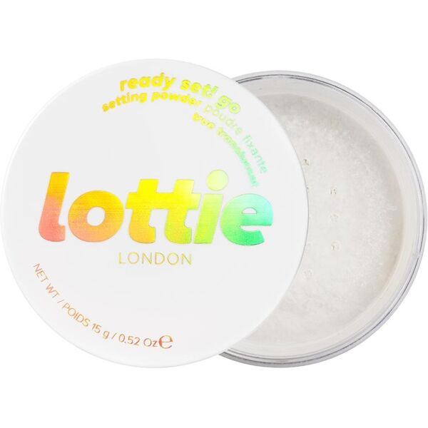 lottie london - ready set! go translucent cipria 15 g bianco unisex