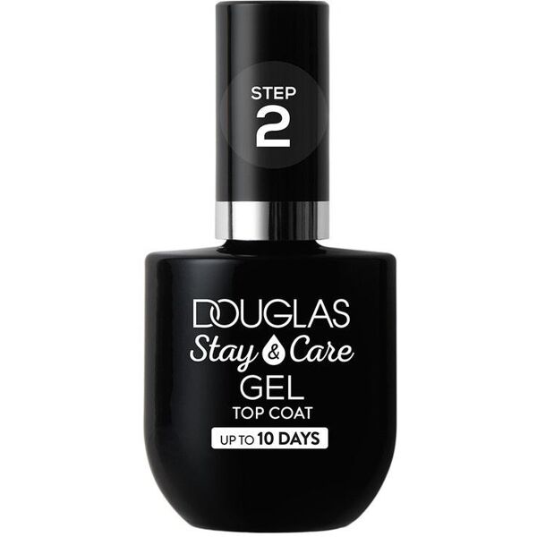 douglas collection - make-up gel polish top coat 10 ml nero unisex