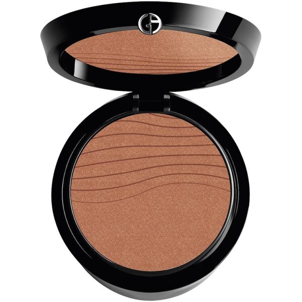 giorgio armani - luminous silk foundation powder cipria 3.5 g marrone unisex