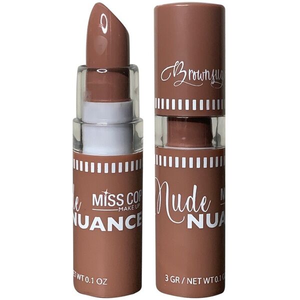 miss cop - nude nuance rossetti 3 g marrone female