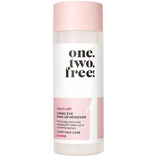 one.two.free! - fase 1: purifica caring eye make-up remover struccanti 125 ml unisex