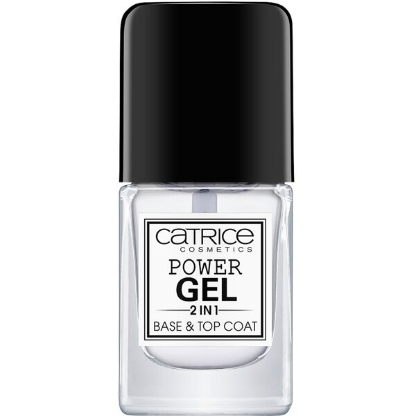 catrice - power gel 2in1 smalto unghie base & top coat base coat 10.5 ml bianco unisex