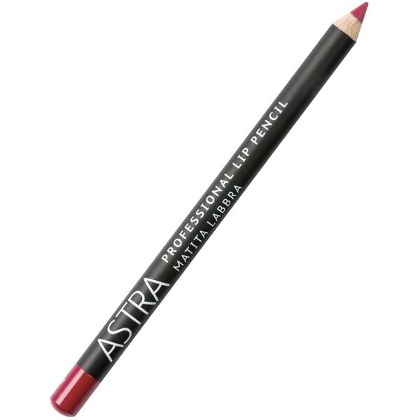 astra make up - professional lip pencil matite labbra 1.1 g rosso scuro female