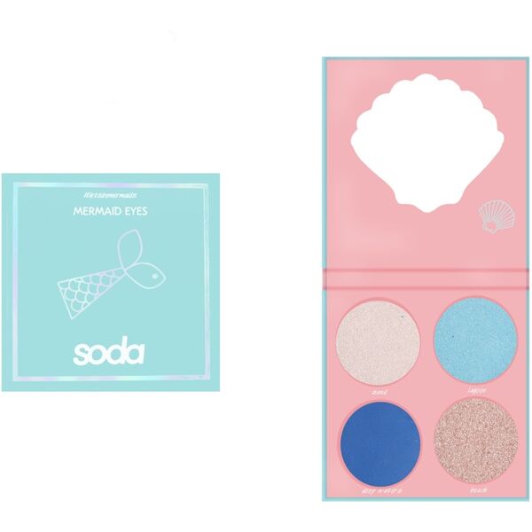 soda - eyeshadow #letsbemermaids palette ombretti 16 g unisex