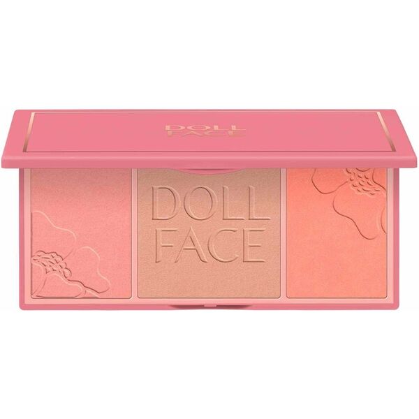 doll face - retro rouge matte blush palette 11.5 g oro rosa female