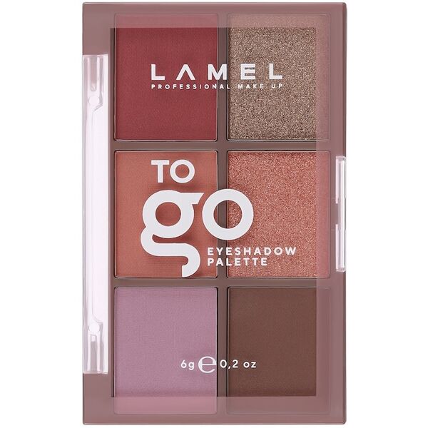 lamel - oh my to go eyeshadow palette palette ombretti 6 g bianco female