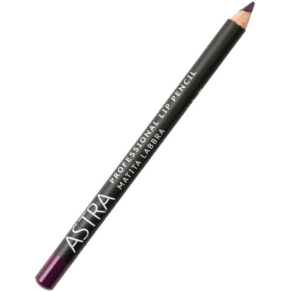 astra make up - professional lip pencil matite labbra 1.1 g nero female