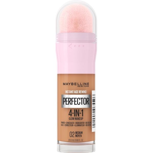 maybelline -  new york instant perfector 4-in-1 glow 0.5 fair/light cool fondotinta 20 ml marrone chiaro female