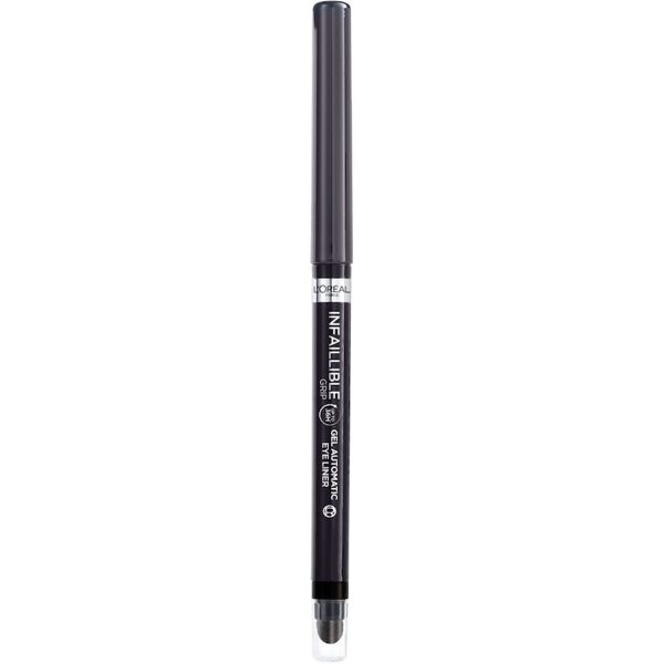 l'oréal paris -  infaillible grip 24h eyeliner polar white. pennellino in feltro, finish extra matte, resistente all'acqua matite & kajal 5 g nero female