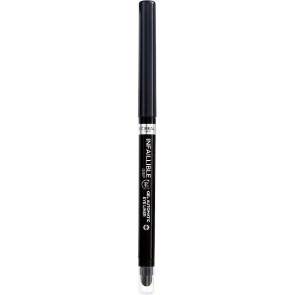 l'oréal paris -  infaillible grip 24h eyeliner polar white. pennellino in feltro, finish extra matte, resistente all'acqua matite & kajal 5 g nero female