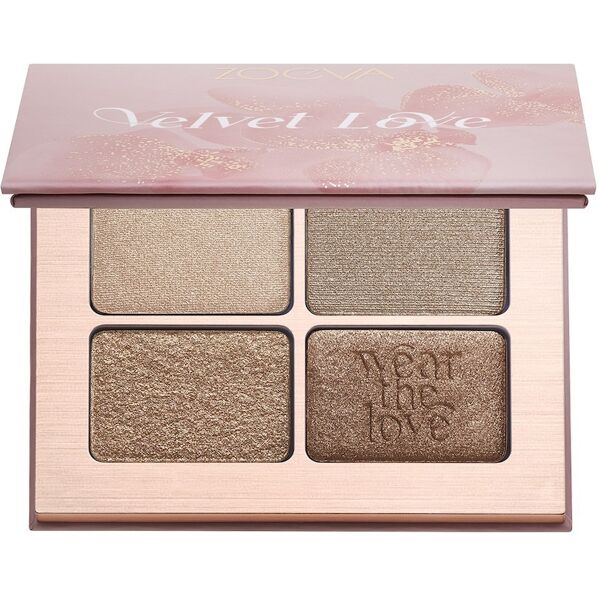 zoeva - velvet love eyeshadow quad ombretti 6 g marrone unisex