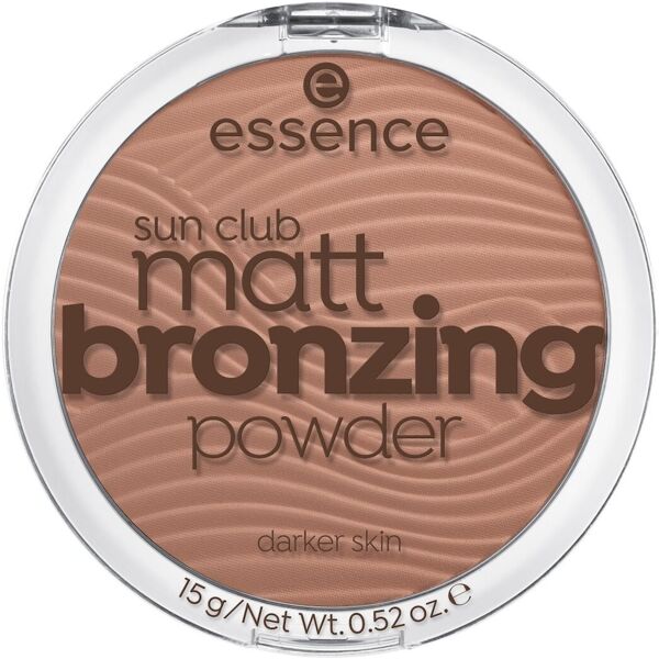 essence - terra viso effetto abbronzante e opacizzante bronzer 15 g marrone chiaro unisex