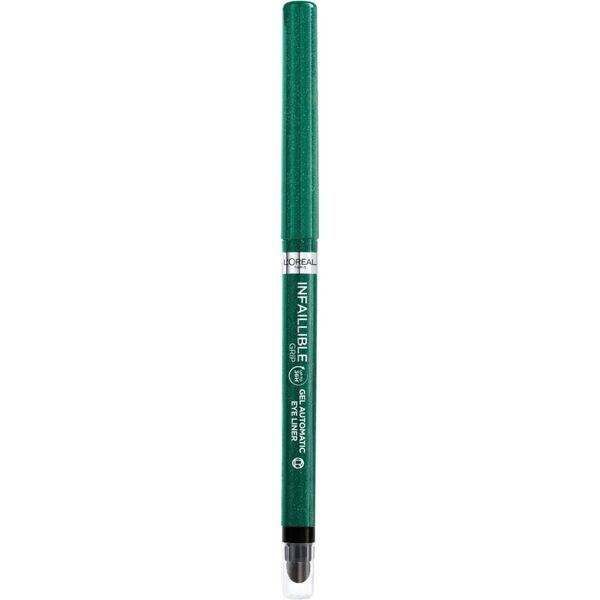 l'oréal paris -  infaillible grip 24h eyeliner polar white. pennellino in feltro, finish extra matte, resistente all'acqua matite & kajal 0.3 g petrolio female