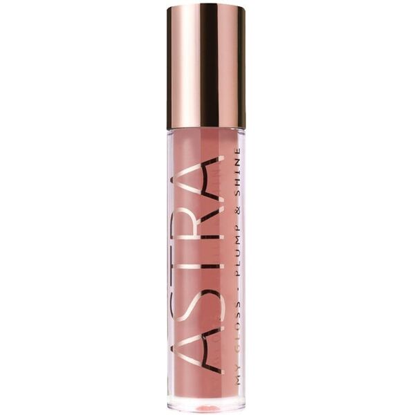 astra make up - my gloss plump & shine lucidalabbra 4 ml marrone chiaro female