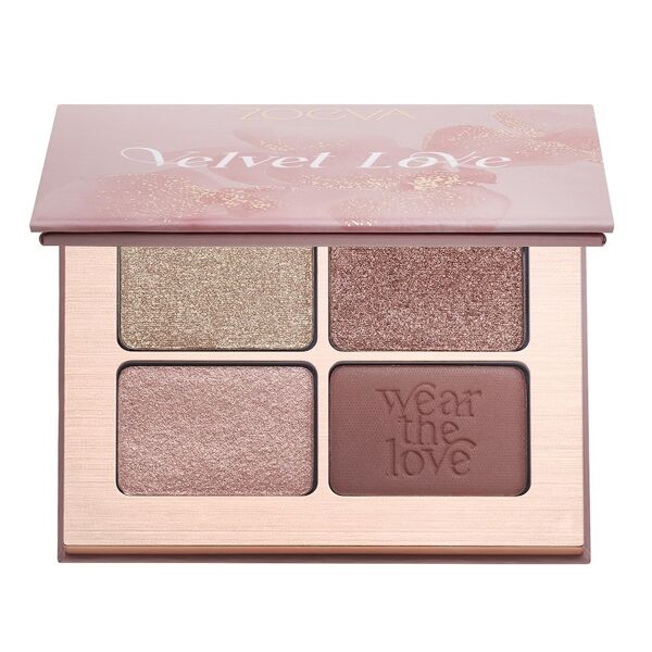 zoeva - velvet love eyeshadow quad ombretti 6 g marrone unisex