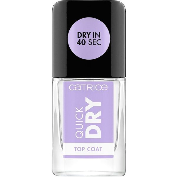 catrice - quick dry smalto unghie top coat 10.5 ml bianco unisex