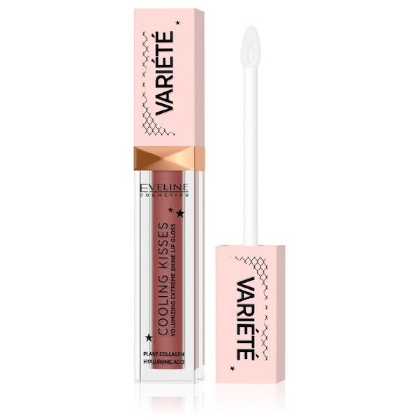 eveline comsetics - lip gloss cooling kisses lucidalabbra 6.8 ml marrone female