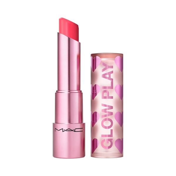 mac - valentine's day collection glow play lip balm balsamo labbra 3.6 g rosa unisex