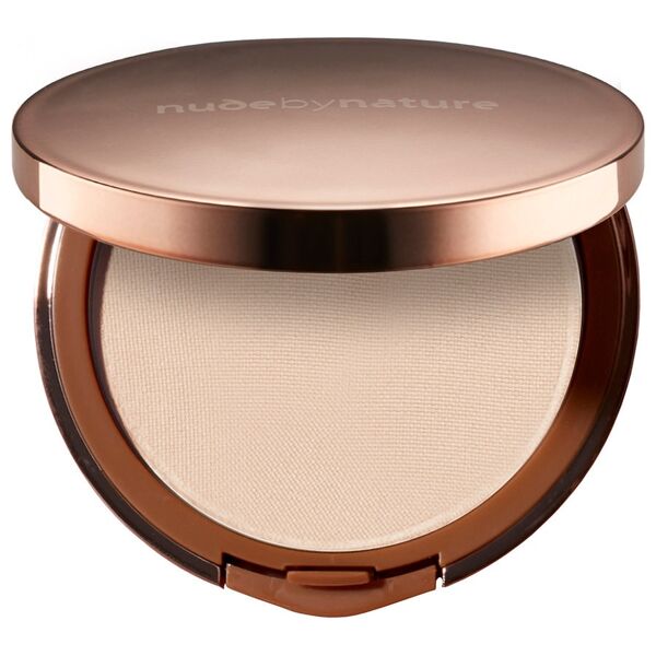 nude by nature - mattifying pressed setting powder cipria 10 g nude unisex