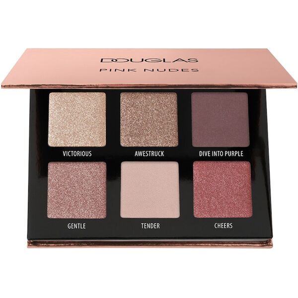 douglas collection - make-up pink nudes mini eyeshadow palette ombretti 7.5 g nero unisex