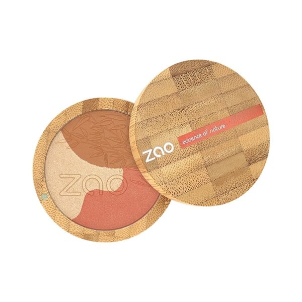 zao - 3in1 bamboo sublim mosaic blush 8 g marrone chiaro female