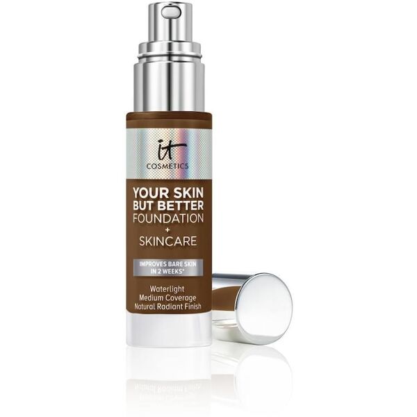 it cosmetics - your skin but better foundation + skincare fondotinta 30 ml marrone unisex