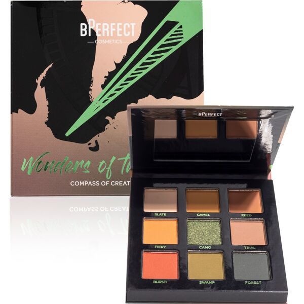 bperfect - cosmetics compass of creativity vol. 2 - wonders of the west eye shadow palette palette ombretti 13.5 g female