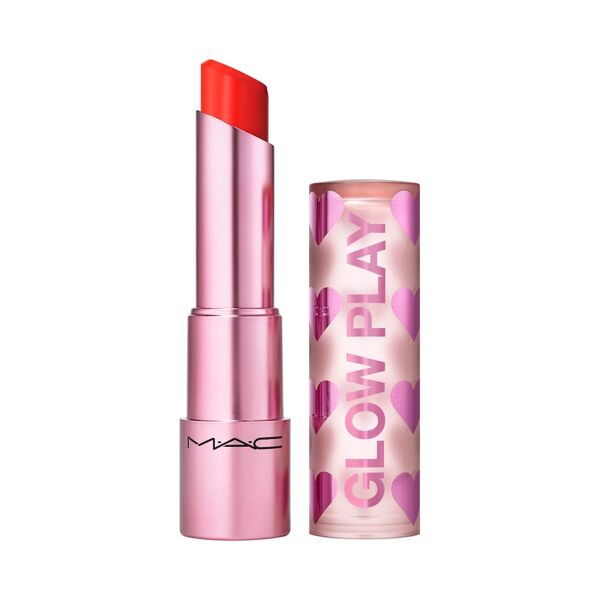 mac - valentine's day collection glow play lip balm balsamo labbra 3.6 g rosso unisex