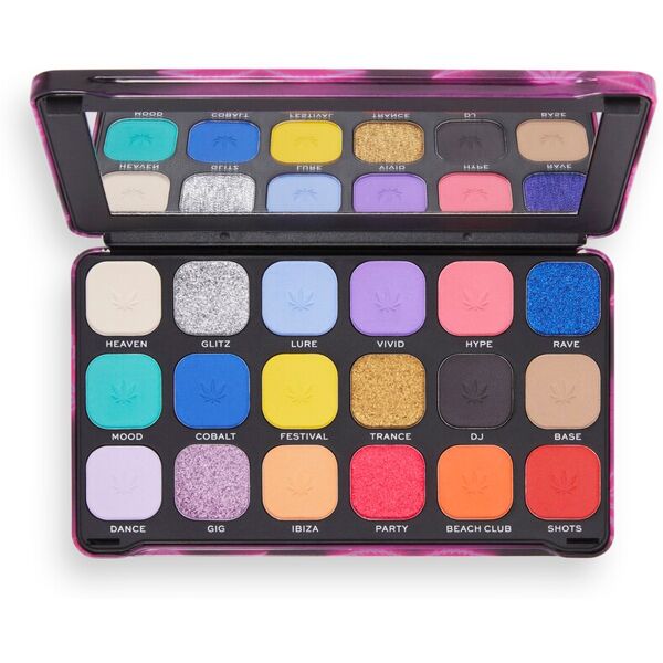 revolution - good vibes hype forever flawless shadow palette ombretti 19.8 g unisex